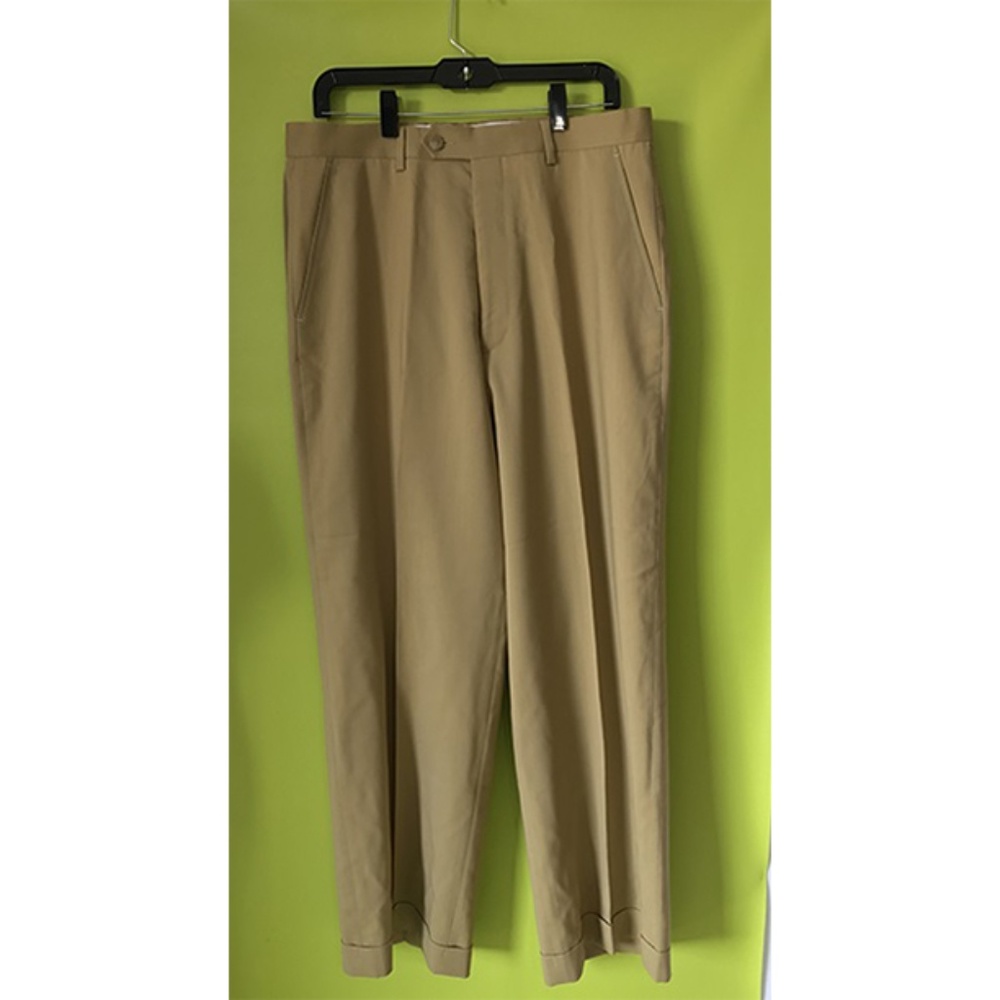 Bach Rach Straight Pure Wool Mens Dress Pants 34W